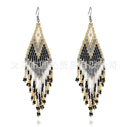 Handwoven Swallowtail Earrings