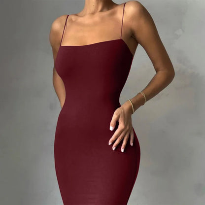 Body Con Spaghetti Dress