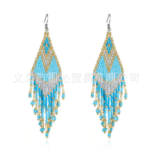 Handwoven Swallowtail Earrings