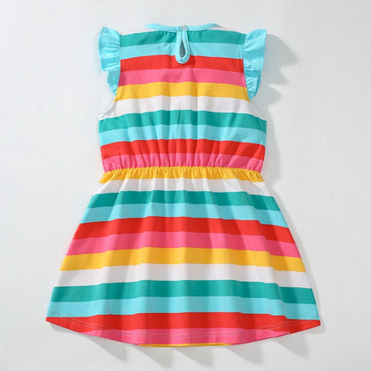 Rainbow Striped Dress!