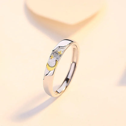 Couple Sun and Moon Rings