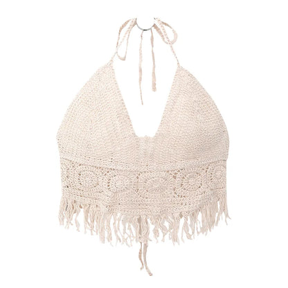 Boho Crochet Knit Top