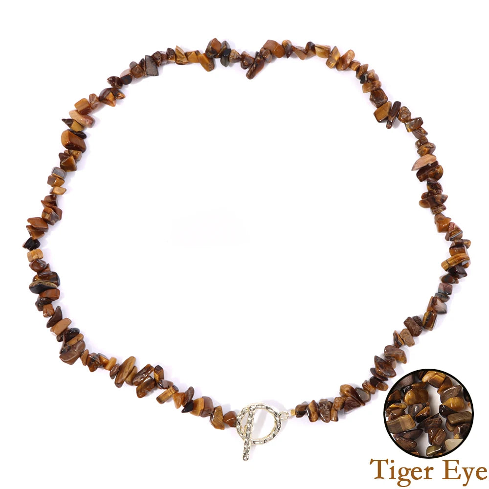 Healing Throat Chakra and Protective Crystal Necklaces