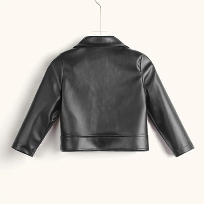 Boy's Faux Leather Jacket