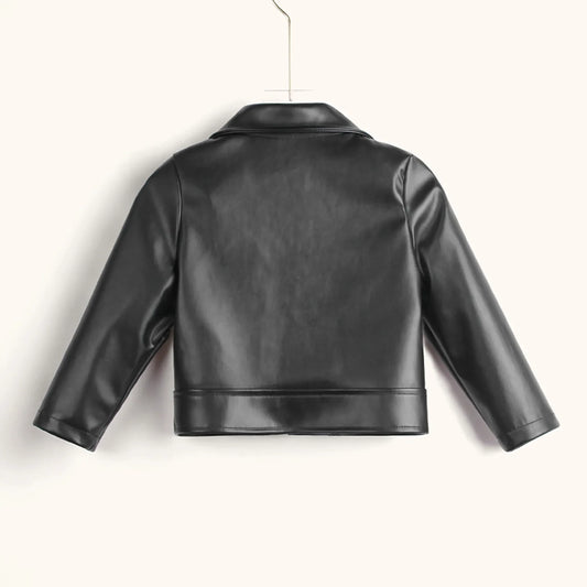 Boy's Faux Leather Jacket