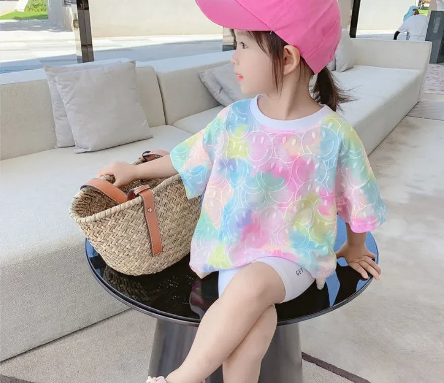 Tie Dye Smiley Top!