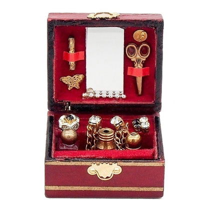 Miniature Jewellery Box Dollhouse Trinket
