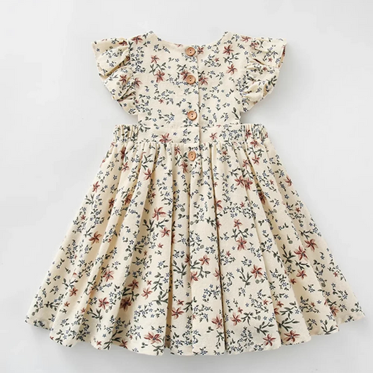 Flower Ruffles Dress