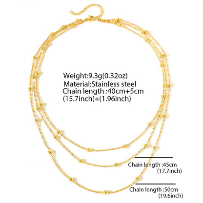 Layered Bead Necklace