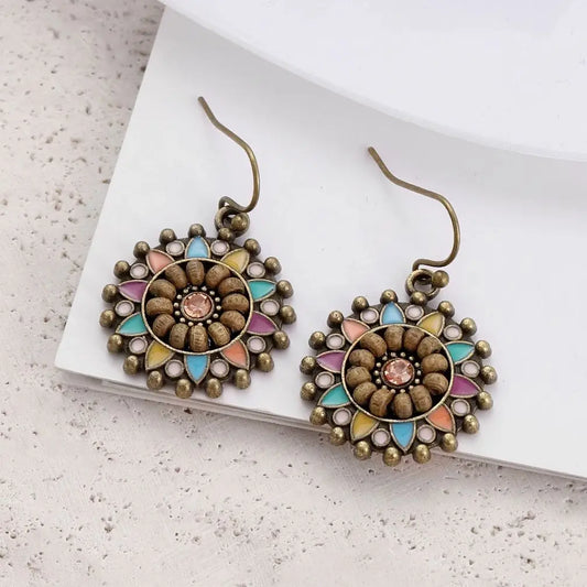 Wooden Boho Earrings