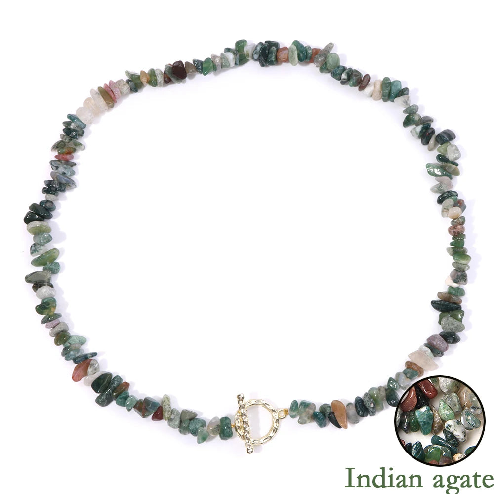 Healing Throat Chakra and Protective Crystal Necklaces