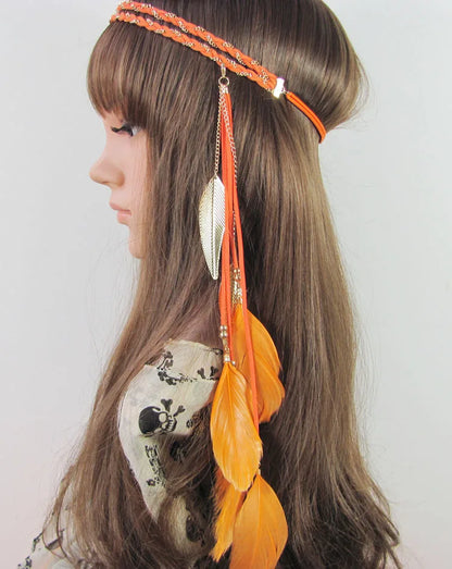 Boho Feather Headbands!