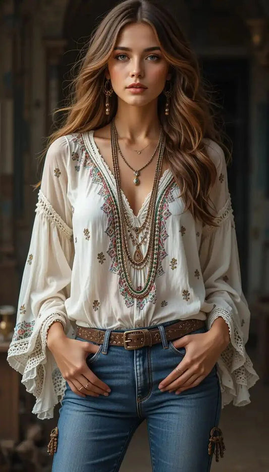 Bohemian Hippie Top