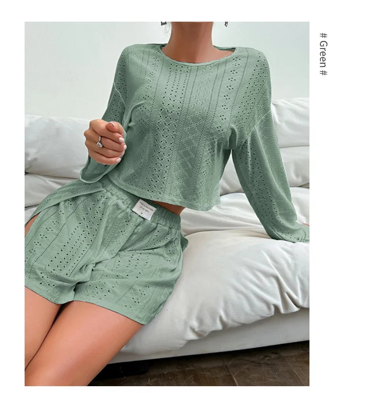 Eyelet Pajamas