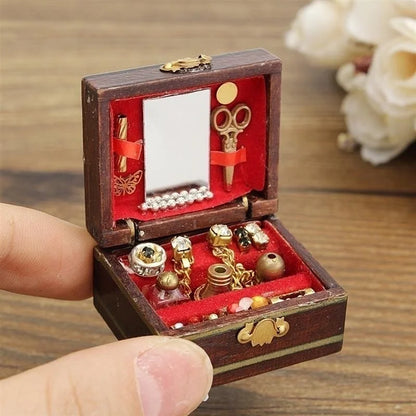 Miniature Jewellery Box Dollhouse Trinket