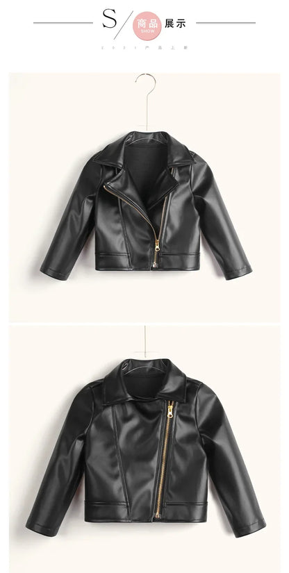 Boy's Faux Leather Jacket