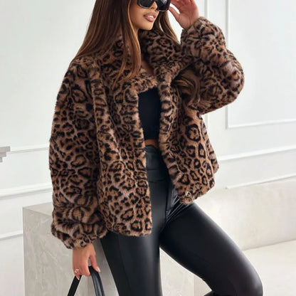 Autumn Leopard Coat