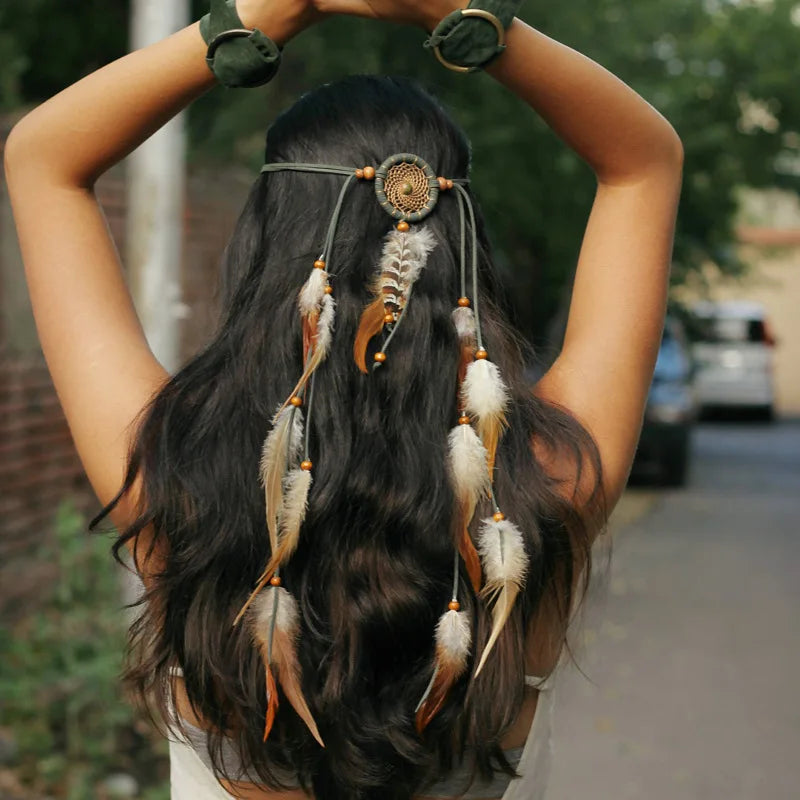Boho Feather Headbands!