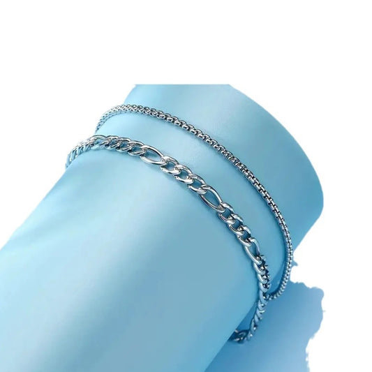 2 Silver Bracelets
