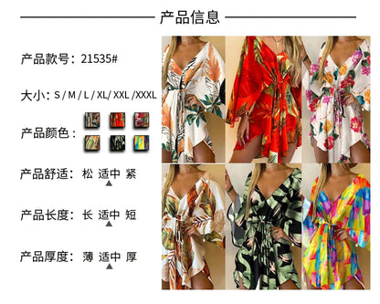 Flora-print Party Dress
