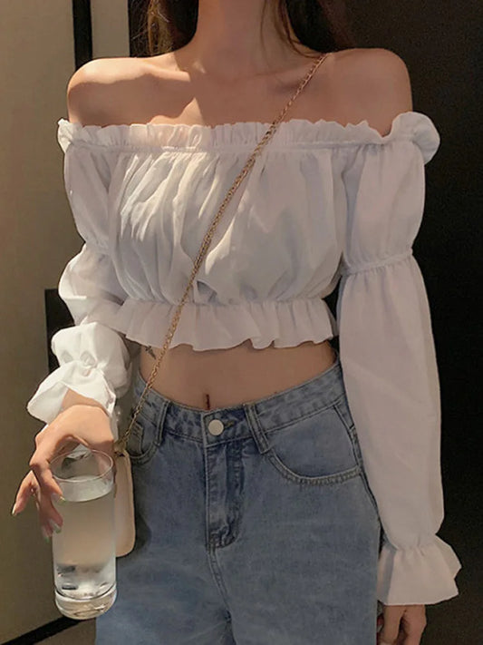 Ruffle Crop Top