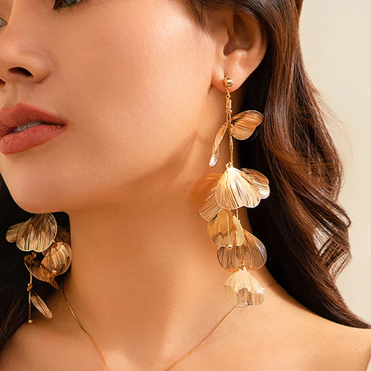 Dangle Copper Earrings