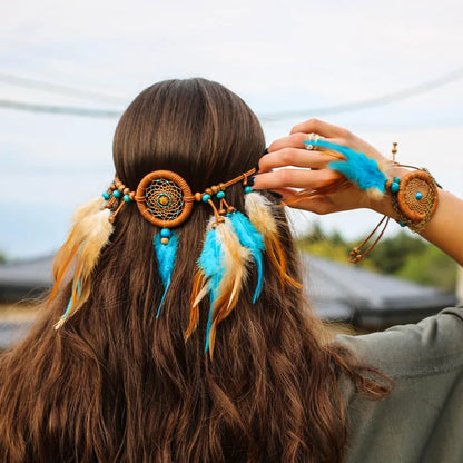 Boho Feather Headbands!