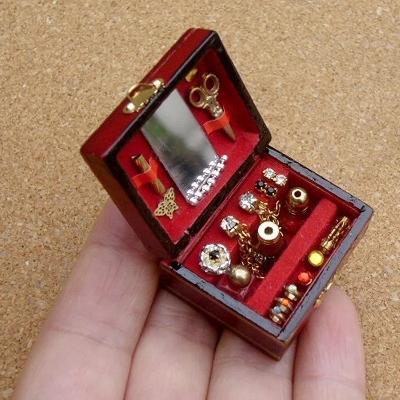 Miniature Jewellery Box Dollhouse Trinket