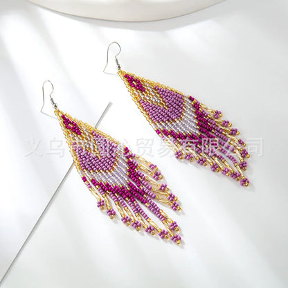 Handwoven Swallowtail Earrings
