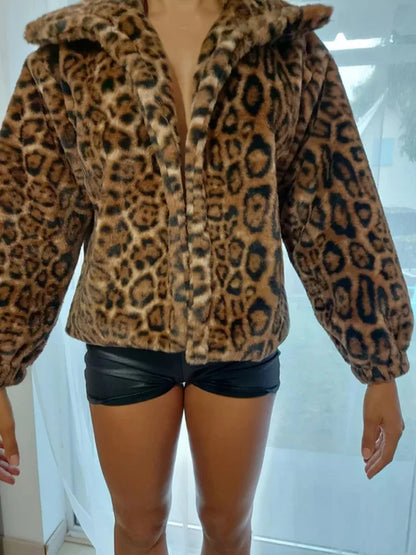 Autumn Leopard Coat