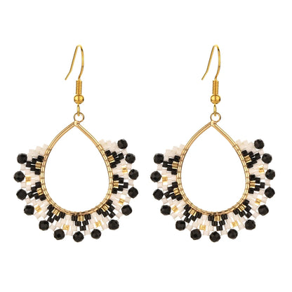 Handmade Gold Plated Bead Earrings