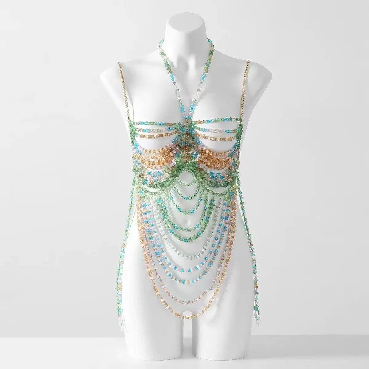 Colourful Beaded Tops
