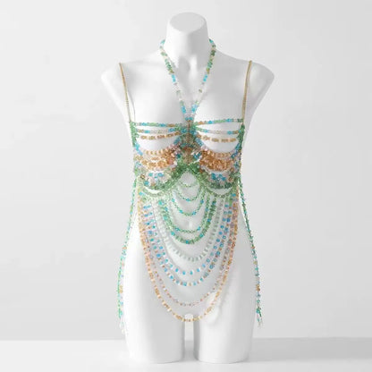 Colourful Beaded Tops