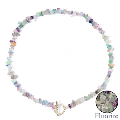 Healing Throat Chakra and Protective Crystal Necklaces