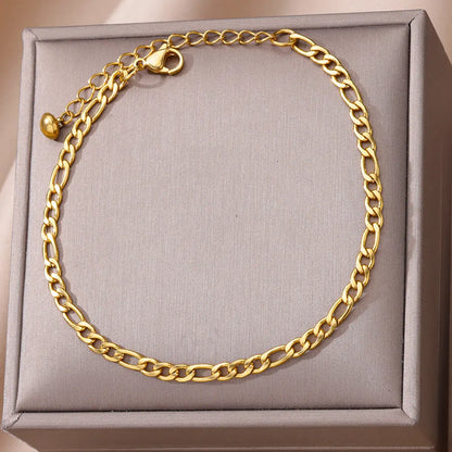 Waterproof Stainless Steel Anklets