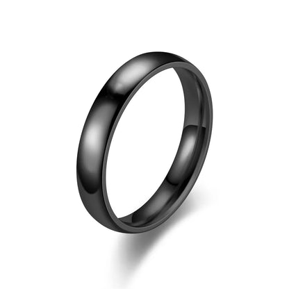 Black Matte Men's Ring