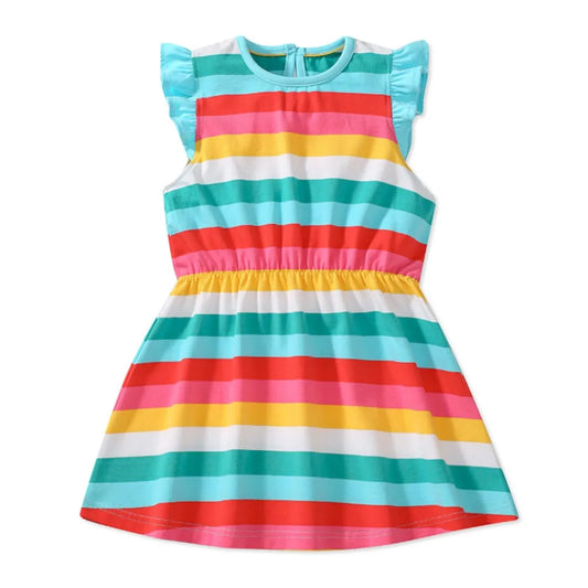 Rainbow Striped Dress!