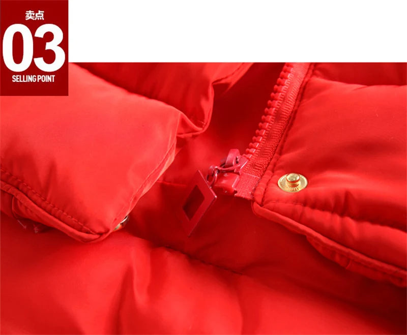 Hooded Fur Kid's Coat