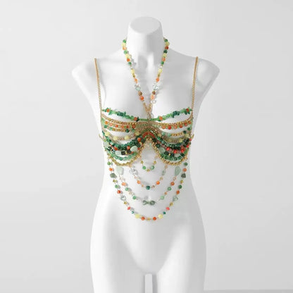 Colourful Beaded Tops