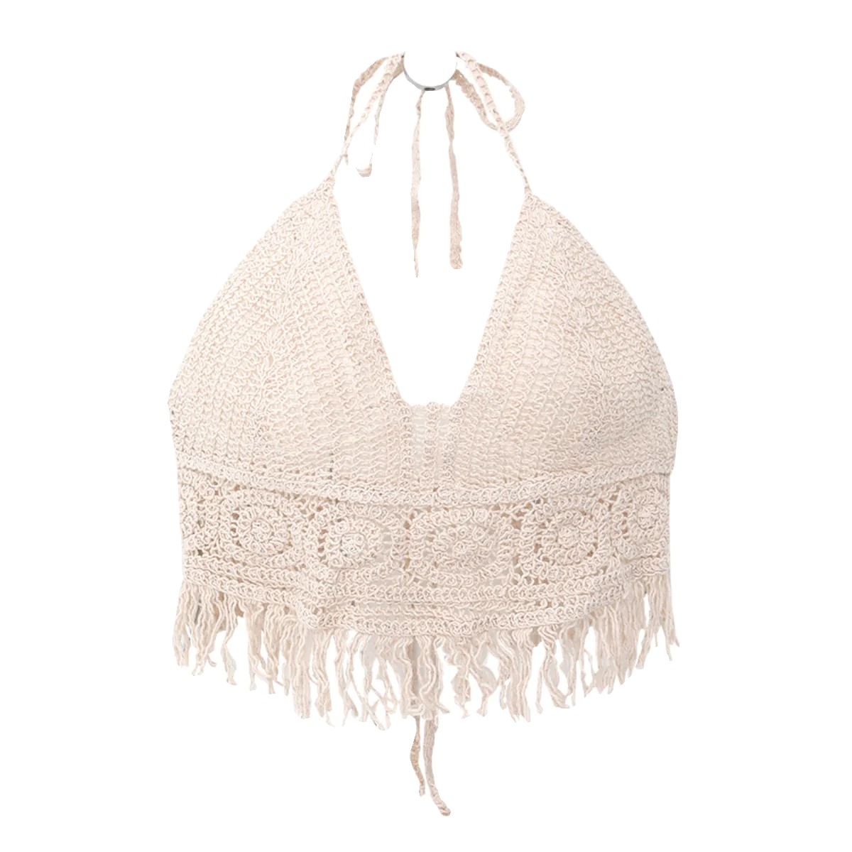 Boho Crochet Knit Top