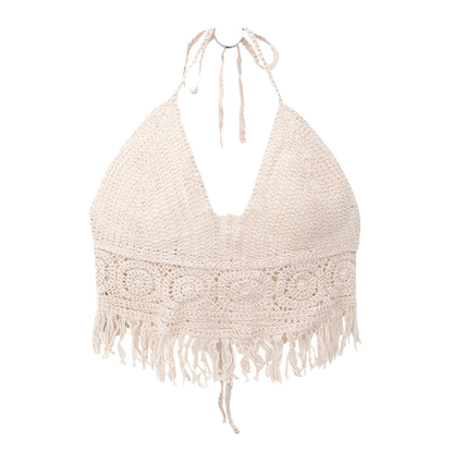 Boho Crochet Knit Top