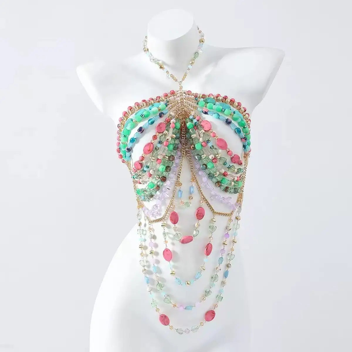 Colourful Beaded Tops