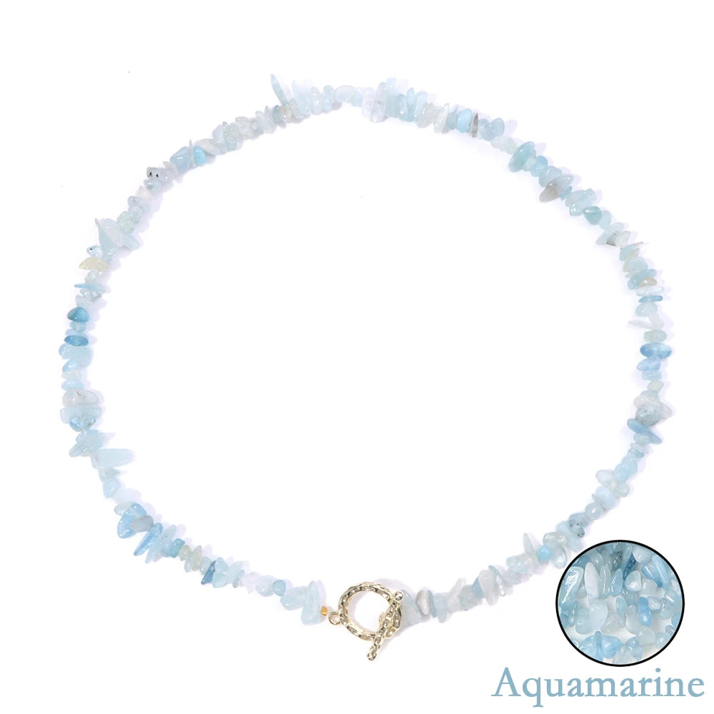 Healing Throat Chakra and Protective Crystal Necklaces