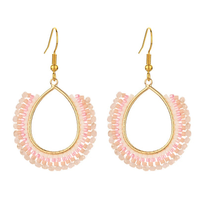 Handmade Gold Plated Bead Earrings