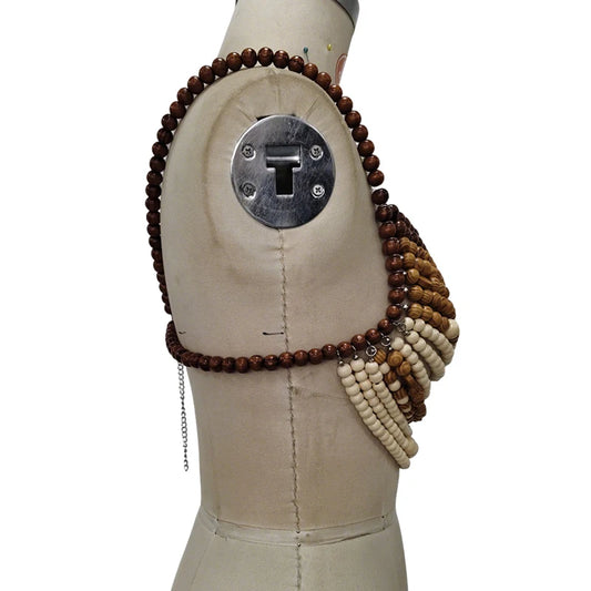 Wooden Beaded Top