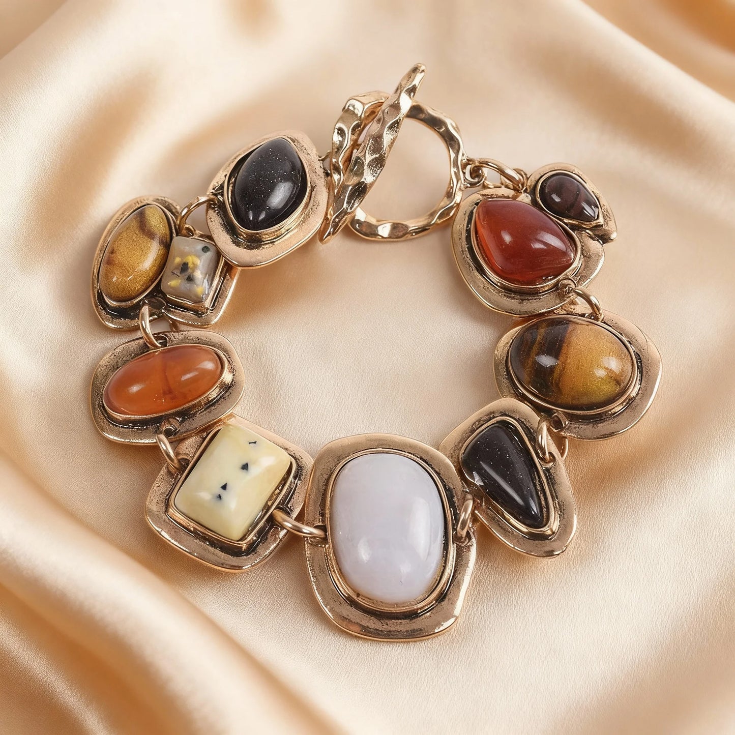 Bohemian Gold-Plated Bracelet