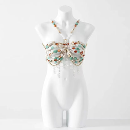 Colourful Beaded Tops
