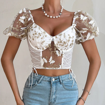 Puffed Sleeve Top