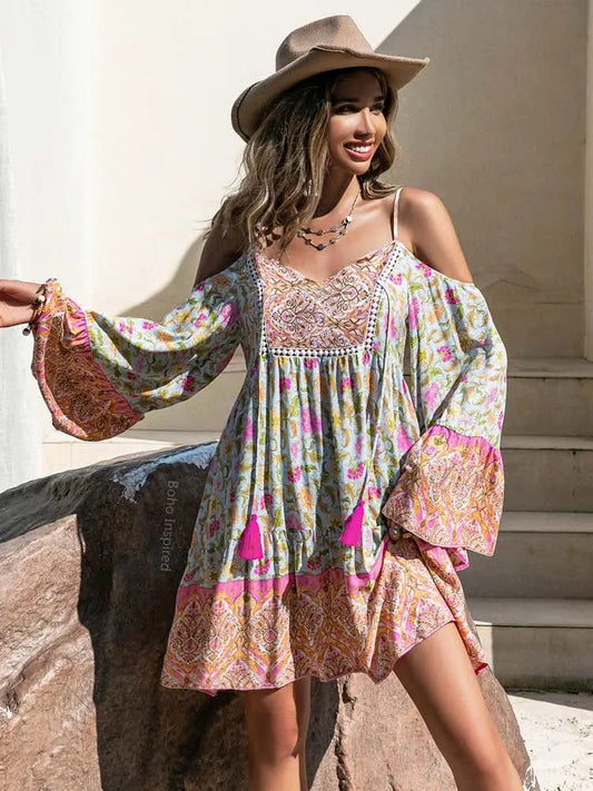 Mini Rayon Dress