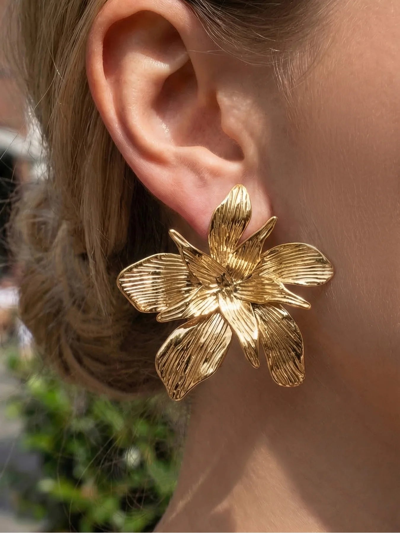 Flower Gold/Silver Earrings